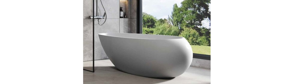 Gedy進口人造石造型浴缸