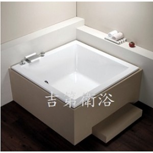 強化壓克力方型浴缸w120~w150cm*D120~150cm尺寸齊全