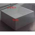 135*135高亮度強化壓克力獨立浴缸 