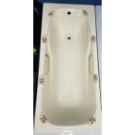 Smalearl Viterbaese 義大利原裝進口鋼板琺瑯浴缸-新古典印花170*75cm價格9500元