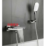 0568410溫控瀑布浴用龍頭-黑色/鉻色/槍灰色