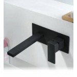 S70020埋壁式面盆龍頭工業黑