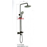 5151BOB 烤黑色溫控淋浴花灑+下出水 特價$14800元