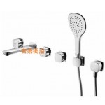 HEGll五件式埋壁浴缸龍頭&淋浴