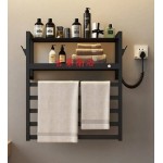 102電熱烘毛巾架+置物價+強化玻璃