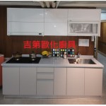 一字型精品廚具_門市樣品廚具含三機w236cm 特價105000元