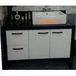 w115cm 現代造型石英石檯面浴櫃組特價 28500元