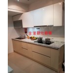 GEDY歐化精品廚具:進口石紋石英石檯面+上下櫥w242*d60cm