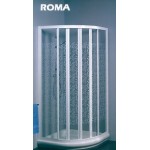 ROMA義大利原裝進口圓弧型淋浴門六片式90*90cm