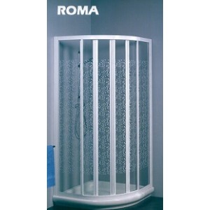 ROMA義大利原裝進口圓弧型淋浴門六片式90*90cm