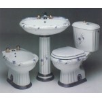DUNA-Serie012 歐洲原裝進口瓷花馬桶+面盆盆柱特價$68000元
